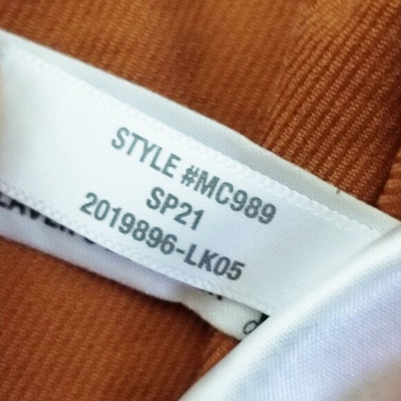 Madewell Tapered Huston Pull-On Crop Pants M Burnt Clay Lyocell Blend Comfy $85 - Picture 9 of 15